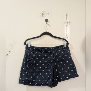 Nautica Women's Navy Anchor Print Shorts